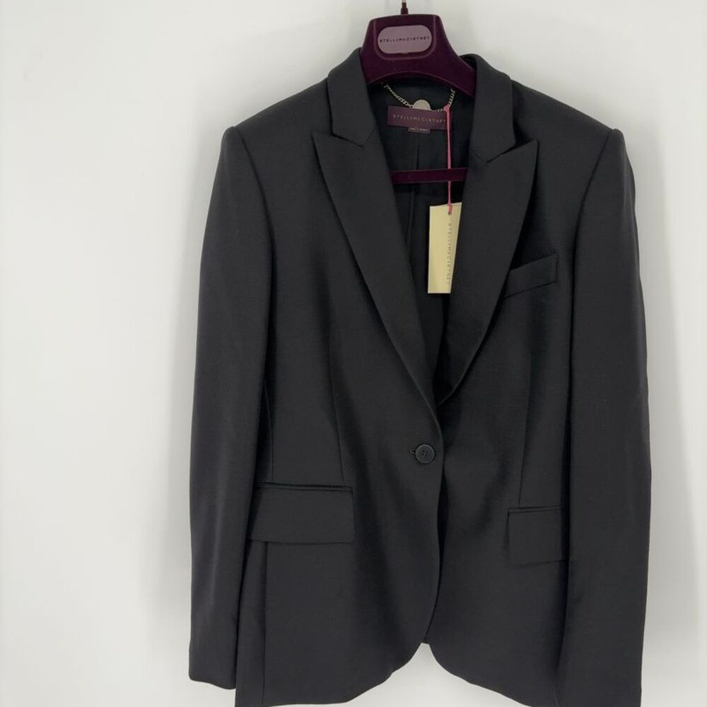 Stella McCartney Black Ingrid Wool Blazer